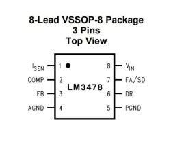 LM3478MM/NOPB TSSOP8 - Control IC Motorobit - Motorobit.com
