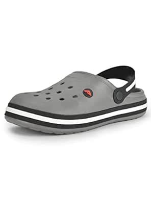 Buy ADDA (LABEL) TM-BOSS-222 Men Grey Solid Clogs, 7 UK at Amazon.in