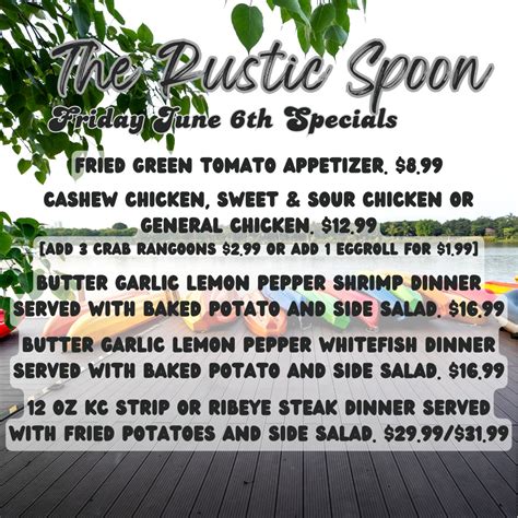 The Rustic Spoon, Weaubleau - Menu, Reviews (62), Photos (24 ...