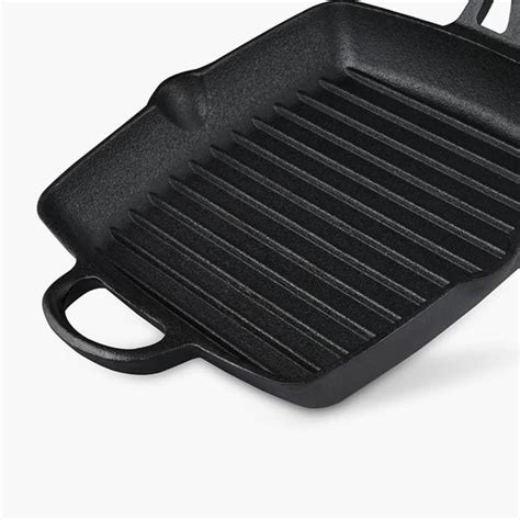 Buy BERGNER Elements Black Cast Iron Grill Pan - 27cm from Bergner at ...