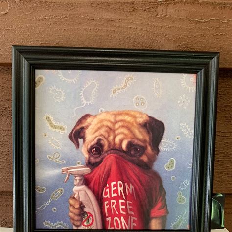 Cute Funny Framed Art of Dog Bathroom Decor Picture Kitche - Etsy