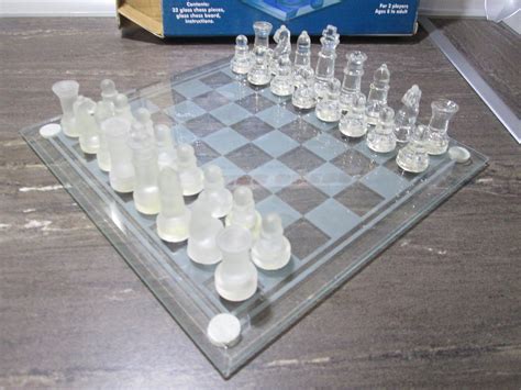 Glass Chess Board