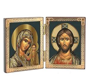 Buy Christ the Teacher and Virgin of Kazan Russian Orthodox Icon ...