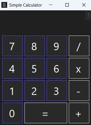 Calculator Fun Coding Tutorial Project 的图像结果