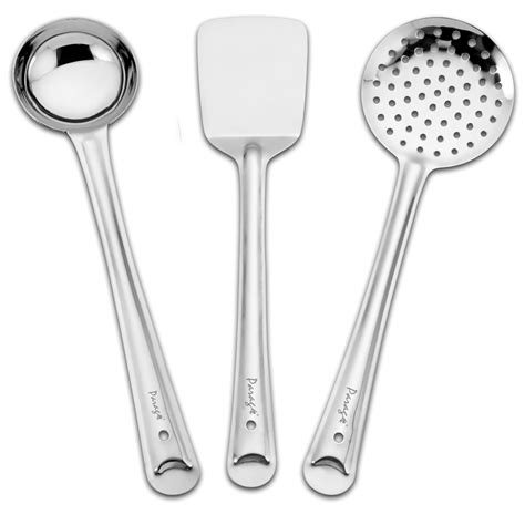 Parage 3 Pieces Stainless Steel Kitchen Tools Set for Cooking and ...