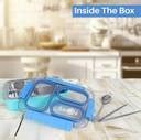 Flipkart.com | RVC Bento Insulated Stainless Lunch Box - Light BLUE 3 ...