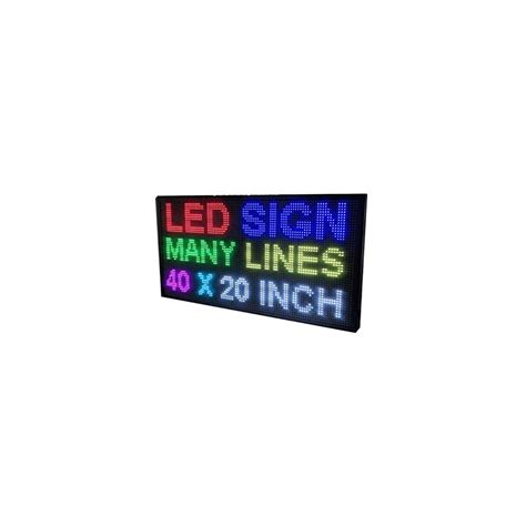 RGB (7 COLOR) Display LED Scrolling Sign for shops, | Ubuy India