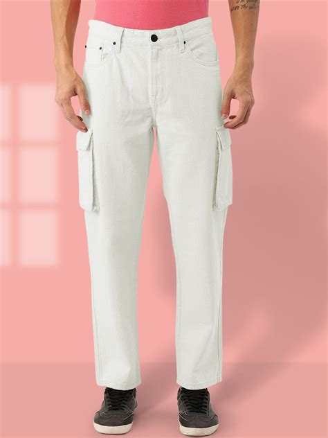 Bene Kleed Men Relaxed Fit Pure Cotton Cargo Jeans - Price History