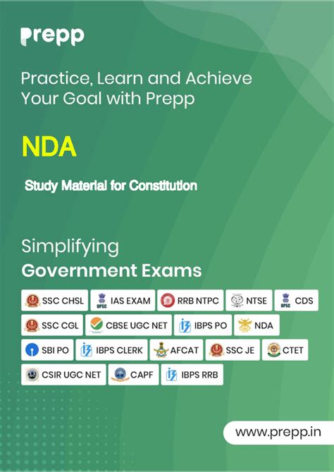 NDA Study Material: The Union and Its Territories Explained - Studocu