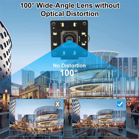 ifwater 4k usb camera autofocus 100 degree no distortion lens