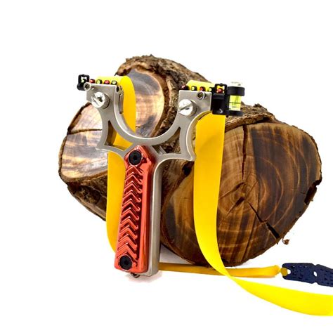 New Alloy Slingshot with Sight Level for Outdoor Target Games and Lear ...