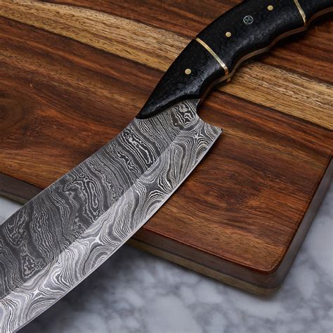 Handmade Damascus Kitchen Knife // KCH-24 - Evermade Traders - Touch of ...