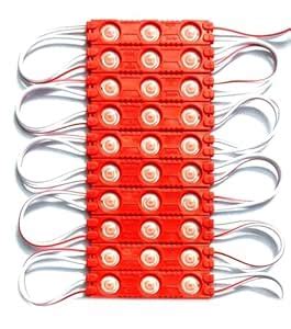 Wizzo (Pack of 10 Pieces DC 12 Volt 1.5 Watt Optical Lens 3 LED Module ...