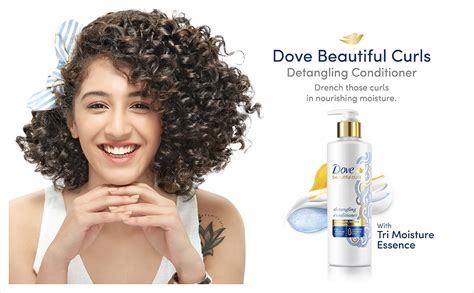 Buy Dove Beautiful Curls Detangling Conditioner 380 ml, For Curly Hair ...