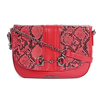 United Colors of Benetton Women's Sling Bag (Red) : Amazon.in: Fashion