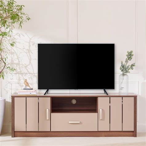 Home Centre Leon TV Unit - Brown : Amazon.in: Home & Kitchen