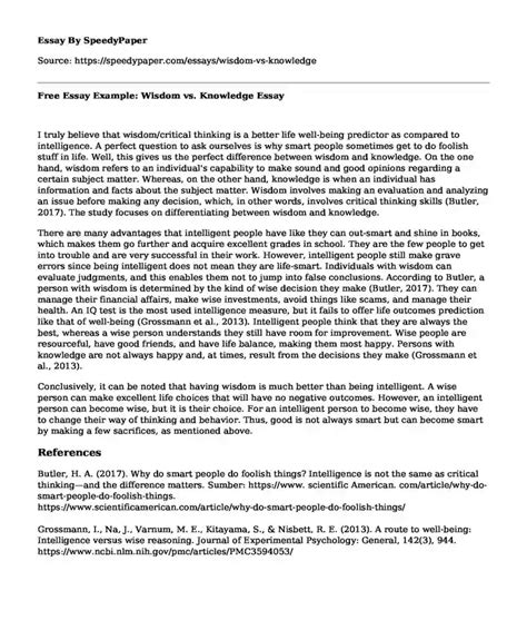 Knowledge and Wisdom Examples 的图像结果