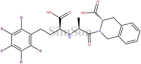 Quinaprilat-D5 | CAS No- 1279034-23-9 | Simson Pharma Limited