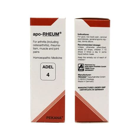 ADEL 4 Apo-Rheum Drops 20 ml - Multimedicos