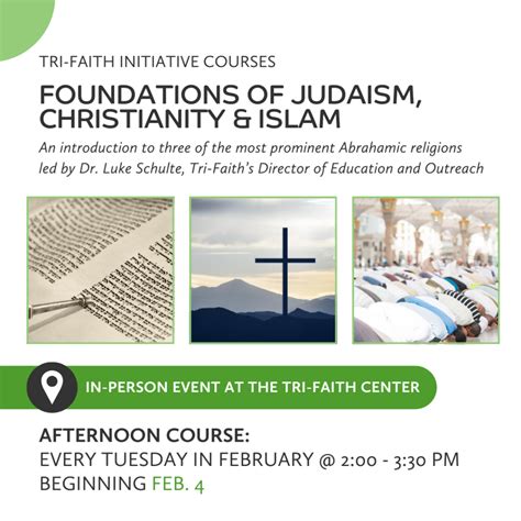 Foundations of Judaism, Christianity & Islam Course: Session 3 ...