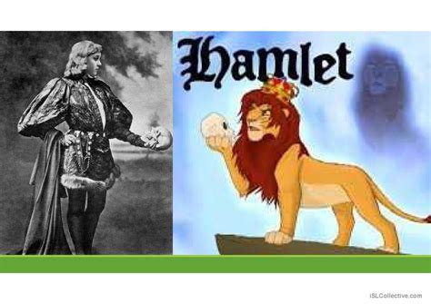 Hamlet and the Lion King: English ESL powerpoints