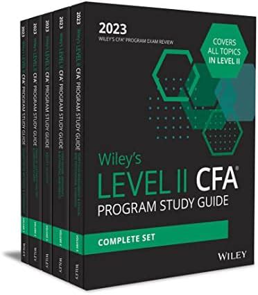 Buy Wiley's Level II CFA Program Study Guide 2023: Complete Set Book ...