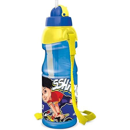 MILTON Gaiety 450 Stainless Steel Water Bottle, 415 ml, Blue | Leak ...