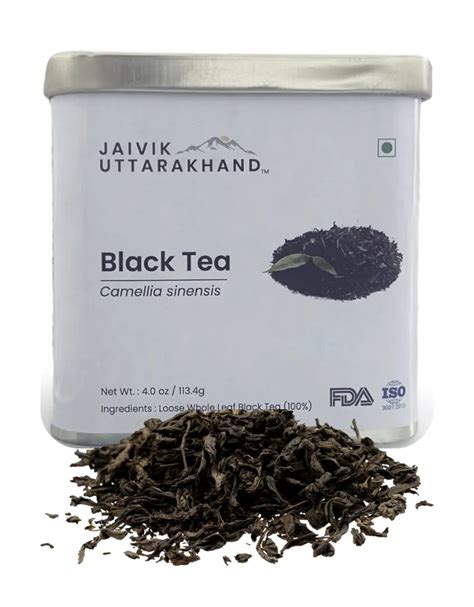 Black Tea Tin Box – Jaivik Uttarakhnd