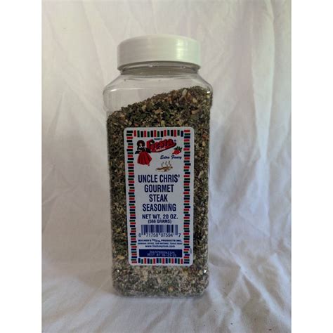 Bolner's Fiesta Uncle Chris' Gourmet Steak Seasoning 20 Ounce Shaker ...