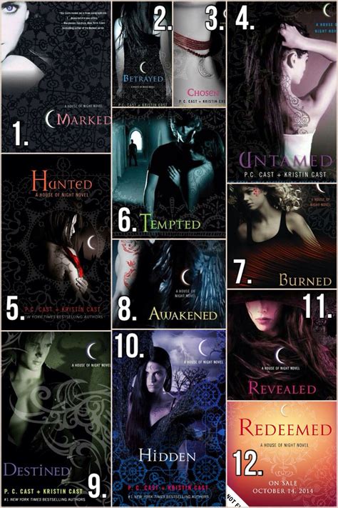 House of Night Series - P.C. Cast & Kristen Cast •Marked •Betrayed ...