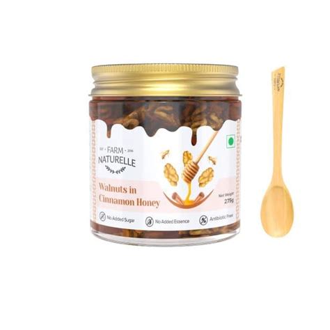 Walnut in Cinnamon Honey | Walnut Honey – Farm Naturelle