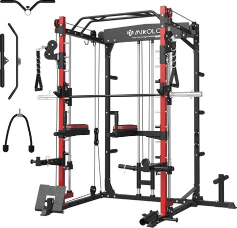 Mikolo Smith Machine with Weight Bar and 8 Weight India | Ubuy