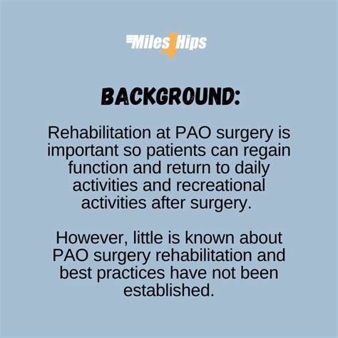 Research Summary: Rehabilitation Guidelines for Use Following a ...
