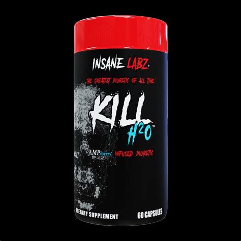 Insane Labz | KILL H2O | Extremely Potent Diuretic | 60 Capsules ...