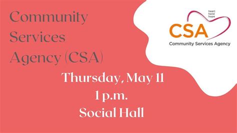 Community Services Agency (CSA), City of Mountain View Senior Center ...