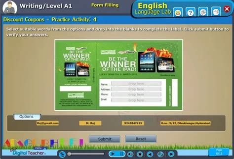 Writing Software Screens Infographics - English Language Lab