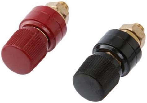 UJEAVETTE 3xM8 Copper Binding Post Set Bakelite Electrical Insulation ...