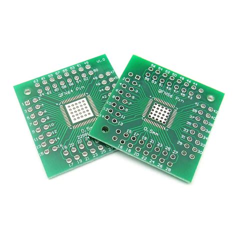QFN 56 64 SMD TURN TO DIP PCB Adapter-1Pcs on KitsGuru