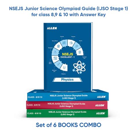 NSEJS Junior Science Olympiad Guide with Answer Key for Class 8 to 10 ...