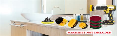 FIRST MART 10 Different Drill Brush Attachment Set Power Scrubber ...