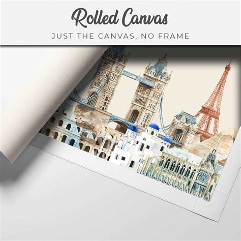 FineArts Rolled Canvas Painting - Travel Art | SkinsLegend