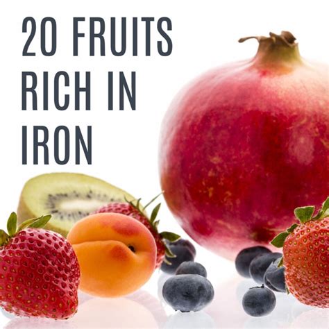 Fruit Rich In Iron And Calcium at Gary Delariva blog