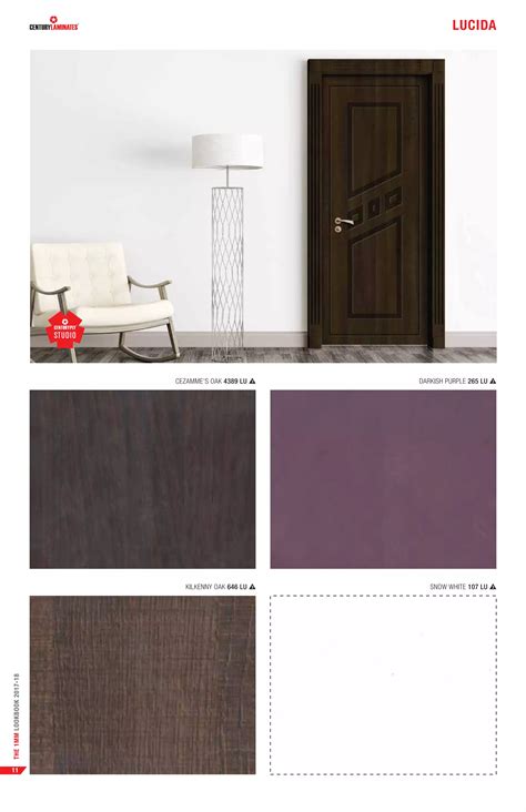 Latest Century Laminates Lookbook Catalogue 2017-2018 | PDF