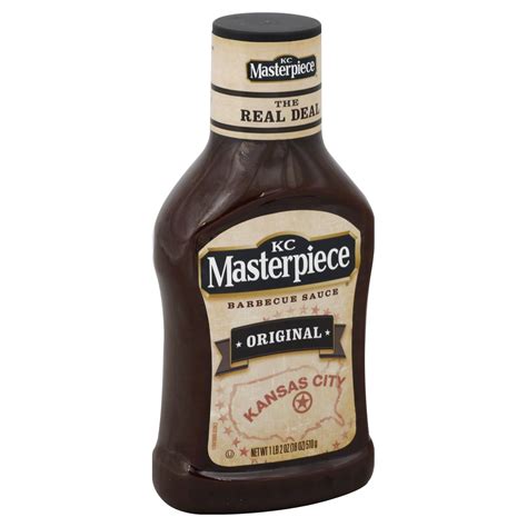 KC Masterpiece Barbecue Sauce, Original 18 oz (1 lb 2 oz) 510 g