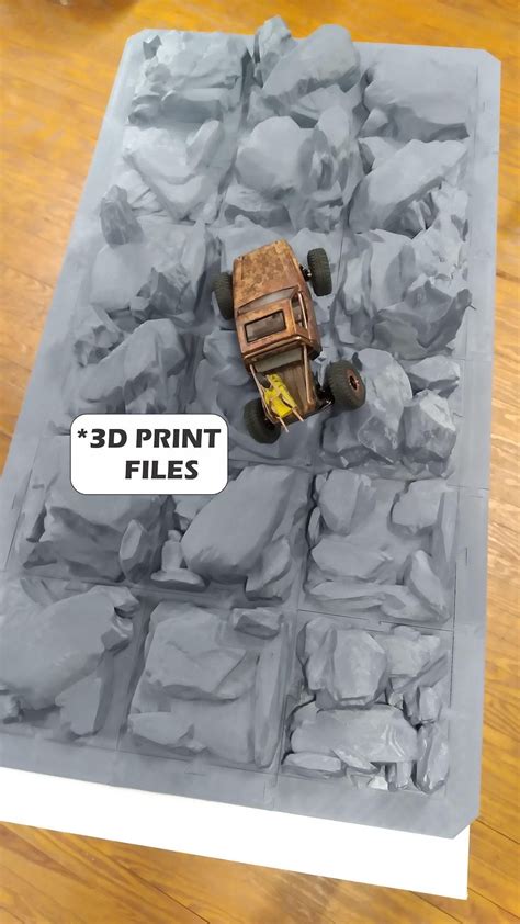 1:24 Scale Modular 20"x38" RC Rock Crawling Course 3D Print FILES -digital File Download ...
