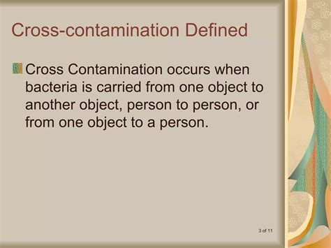 Cross-Contamination | PPT