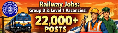 Indian Railways Level 1 Recruitment 2025-26 | RRB Group D Notification ...