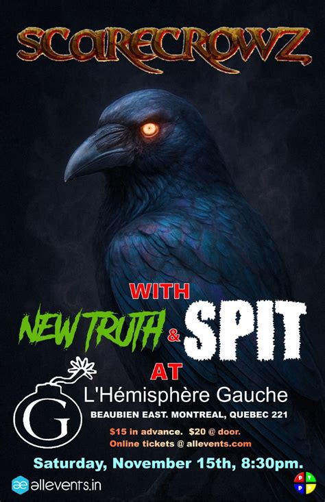 Scarecrowz live @ lHémisphère Gauche w. New Truth & Spit!, Bar L ...
