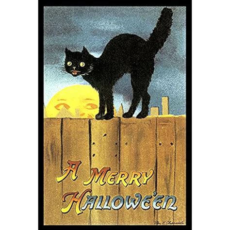 TopVintagePosters A Merry Halloween Night Moon | Ubuy India