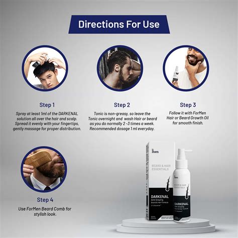 Buy FORMEN DARKENAL ANTI GREYING BEARD & HAIR FORMULA | NATURALLY ...